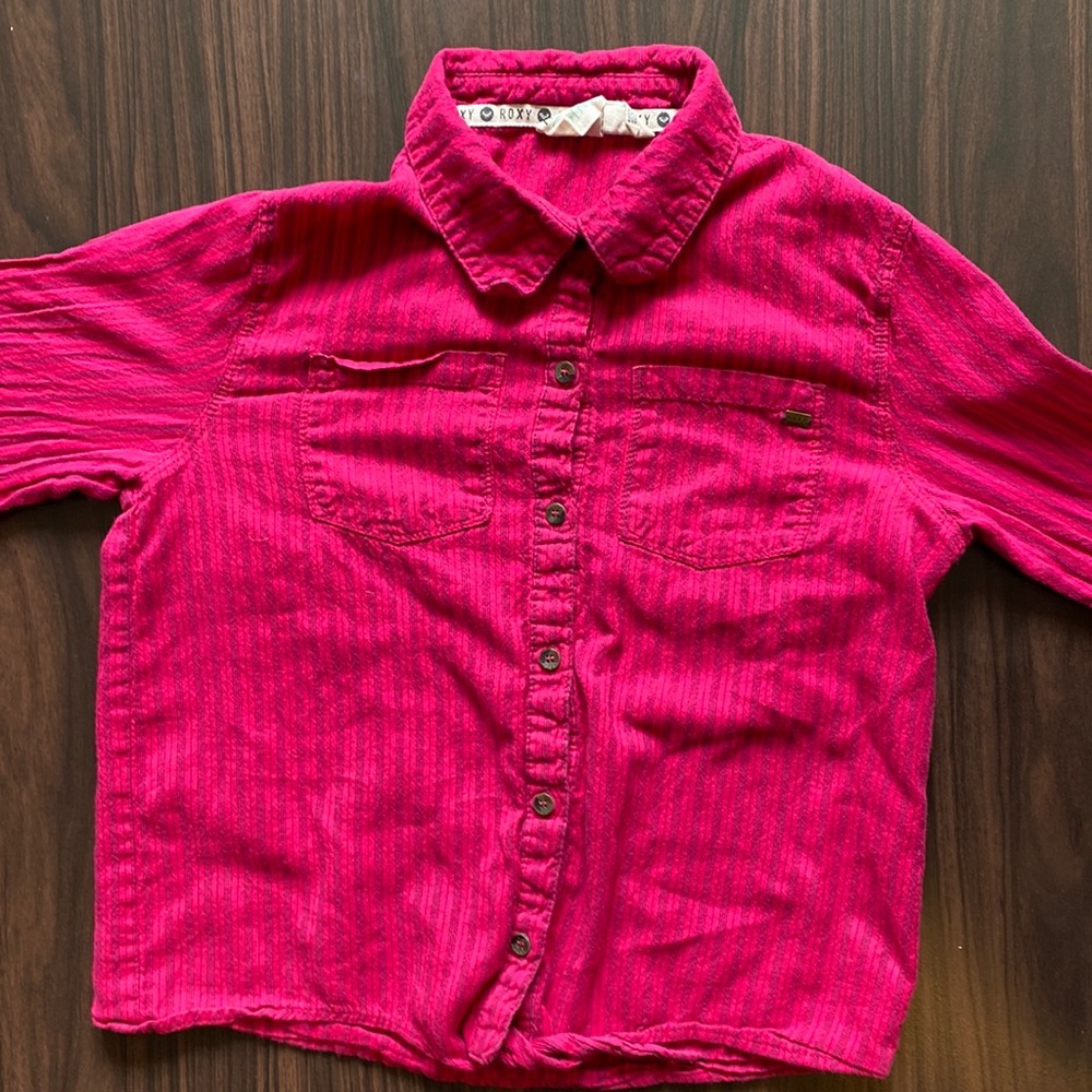 Girls Roxy Button Up